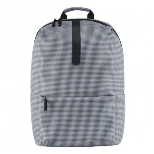 3 цвета, оригинальная сумка через плечо Xiaomi, школьный рюкзак, полиэстеровый материал, на молнии, повседневный стиль для мужчин и женщин - Цвет: Серый