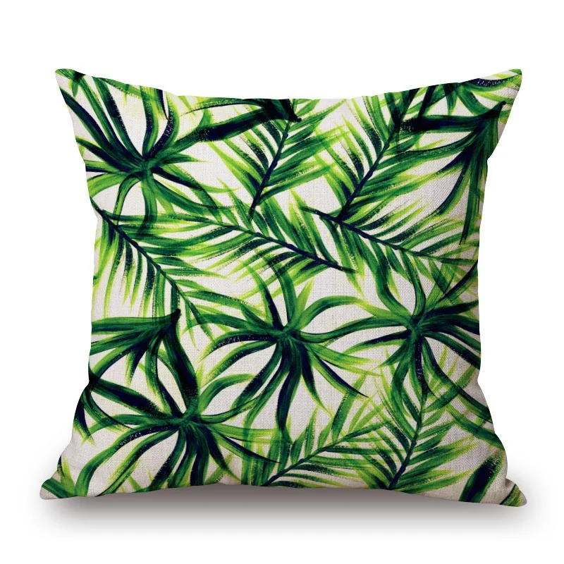 CUSCOV растение из тропического леса, полиэфирная наволочка для дивана, геометрический лист, свадебное украшение, наволочка для подушки, чехол для подушки на стул