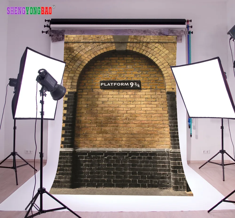 SHENGYONGBAO виниловые пользовательские HarryPotter небеса фотографии фонов Prop Wall 9 3/4 станция тема фотографии задний план SS-9051