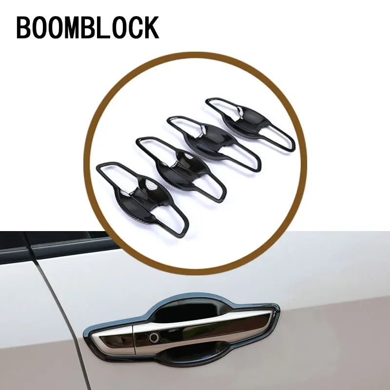 

Auto Car Styling Stainless Steel Stickers For Honda Civic 2018 2019 2016 2017 10th Door Handle owl Frame Cover Accessories