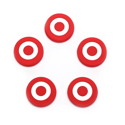

New 1Pcs Red target cute Tennis Racket Vibration Dampener Racquet Shock Absorber Silicone Rubber