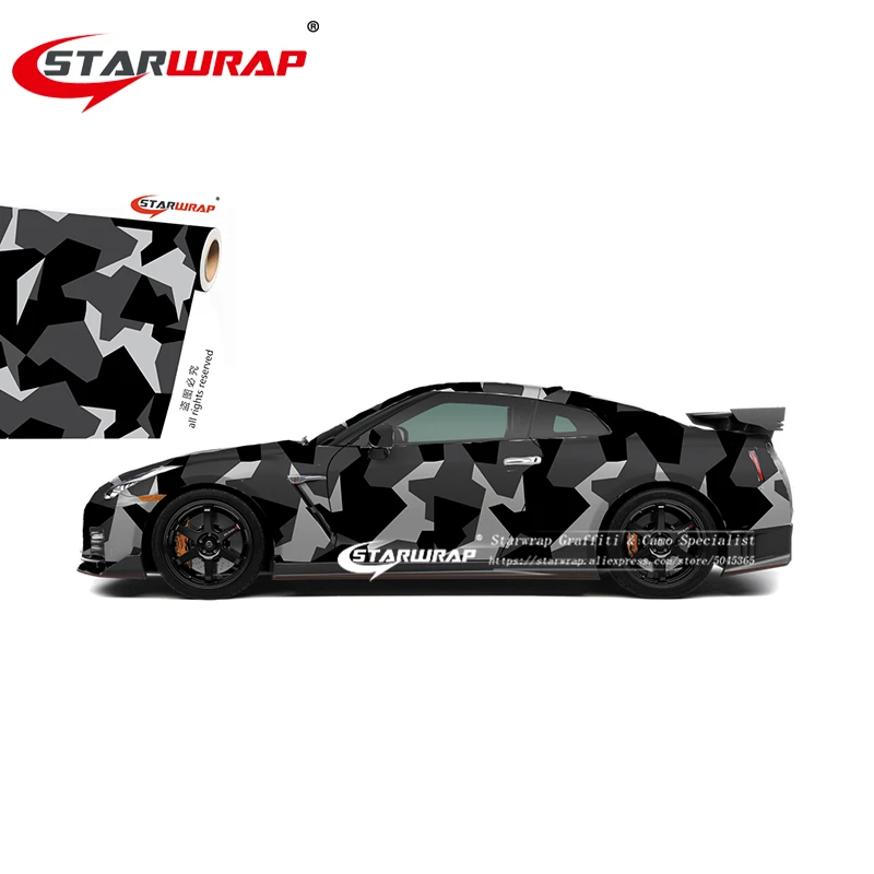 Starwrap наклейка бомба виниловая обертка для проверки гонок в полоску камуфляжная