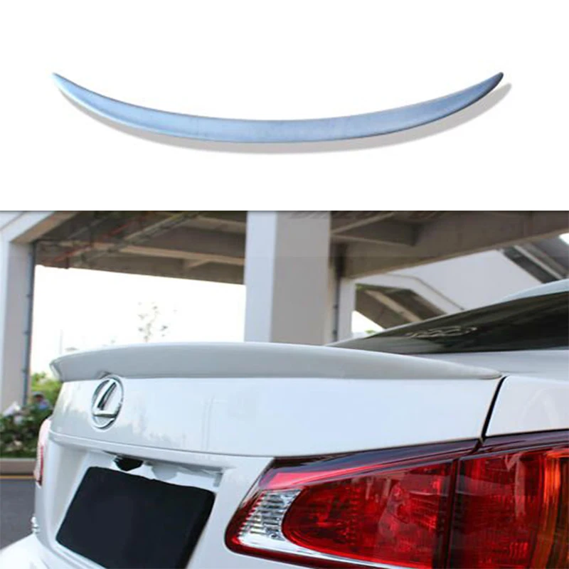 Для Lexus IS250 IS350 задний багажник крыло спойлер Неокрашенный PU 2005~ 2012
