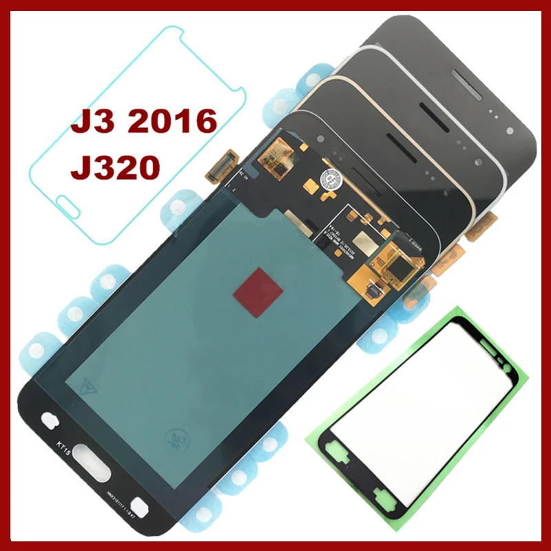

AMOLED 5.0'' LCD for SAMSUNG J3 2016 Display LCD Touch Screen Digitizer Assembly for SAMSUNG GALAXY J3 2016 J320 J320F J320FN