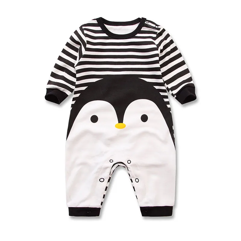 2018 Spring Autumn long sleeved cotton Romper font b baby b font clothes children s clothing