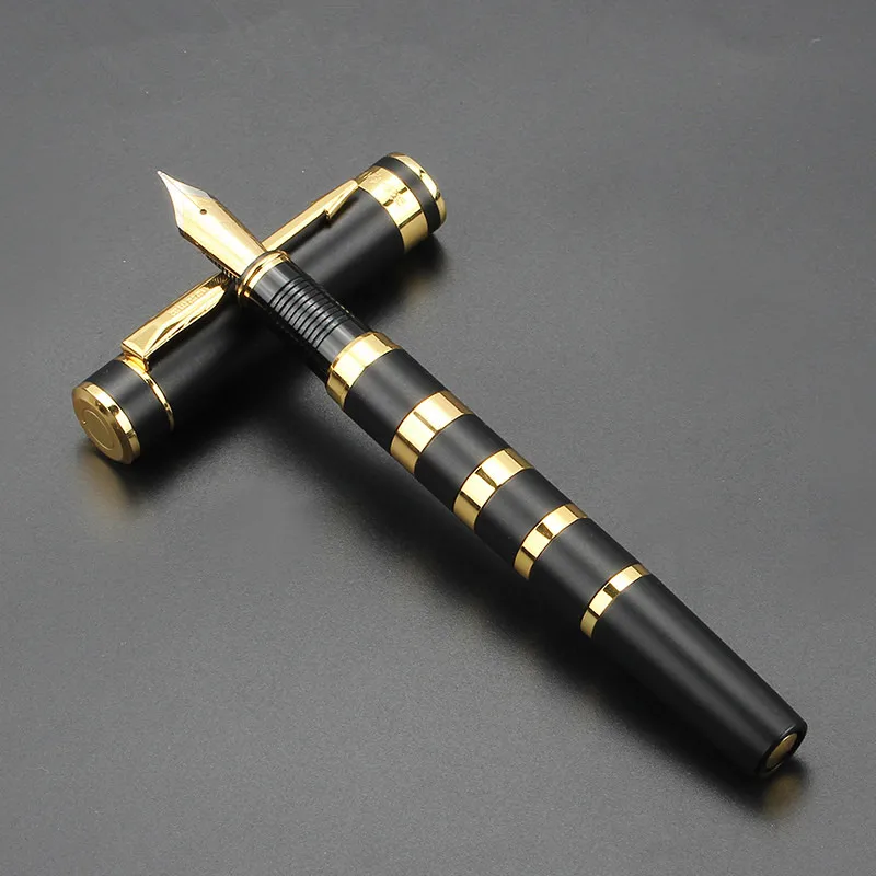 NEW style HERO fountain pen luxury Matte black 6 golden ...