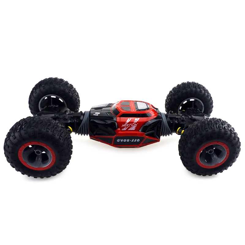 RC Stunt Car 2 4 Ghz 1/16 4WD амфибия автомобиль двухсторонний трюк гибкий руль внедорожная