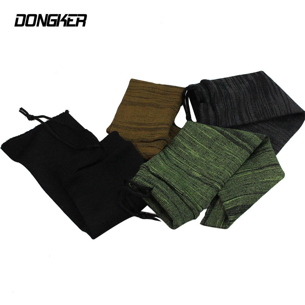 

Airsoft Knitted Gun Sock Rifle Treated Drawstring Elastic Short Socks Pistol Tactical Hand Gun Hunting Accessory 36cm*10cm