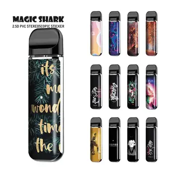 

Magic Shark Messi Football Chinese Words Maple Dreamy Bubble Stereo Sticker Case PVC Case Film for Smok Novo