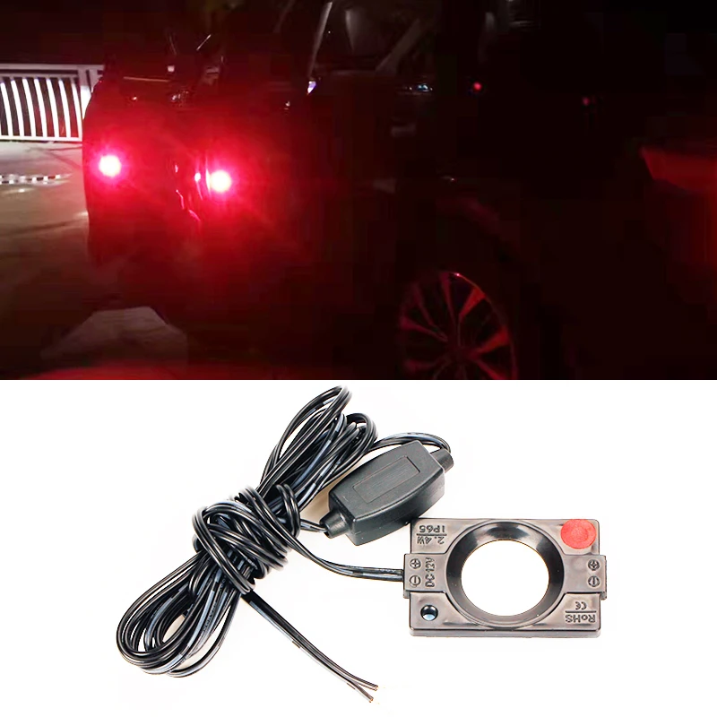 OKEEN 2X led door warning light 12V/24V Red Yellow LED COB Auto Anti