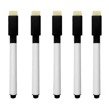 

10Pcs/Lot Black Erasable Whiteboard Pen Dry White Board Markers for Student Children's Drawing Pen Office School Supplies