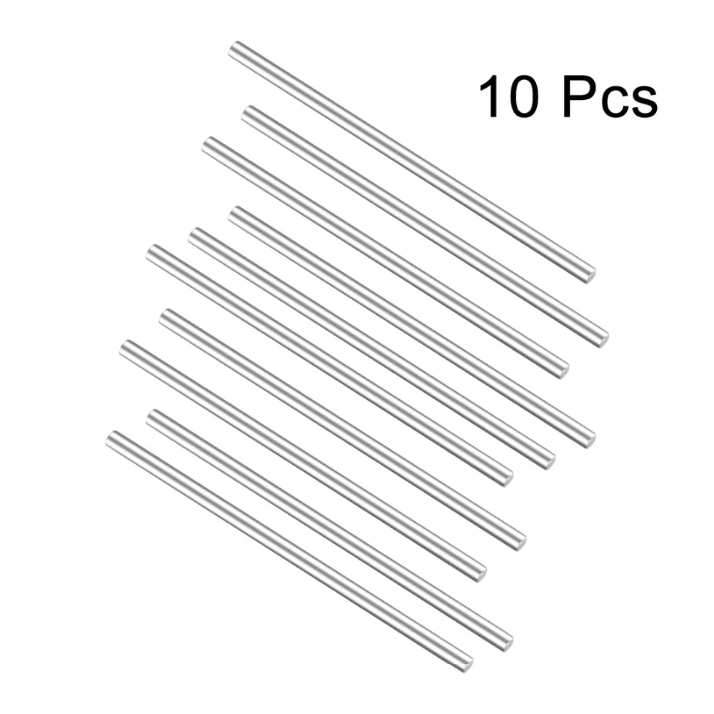

Uxcell 10Pcs Round Stainless Steel Shaft Rod 3mm 2mm Dia for DIY Toy RC Car Model Part 80mm 140mm 130mm 120mm Length