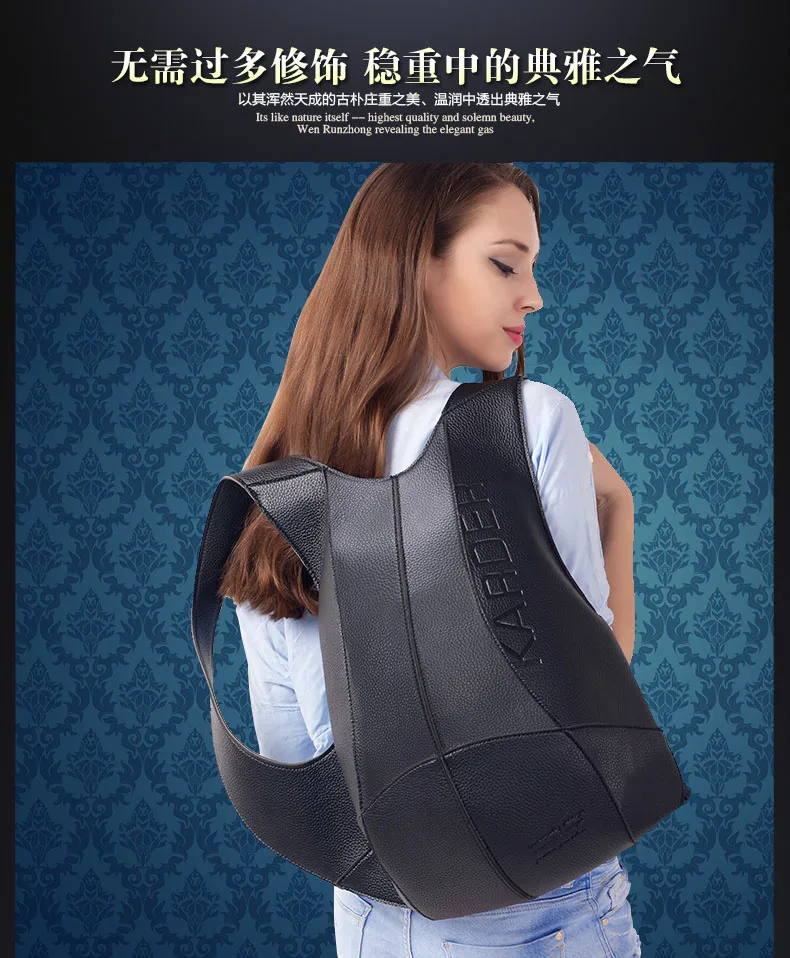 

Anti-theft turtle bag shoulder bag multi-function travel bag men and women personality casual bag