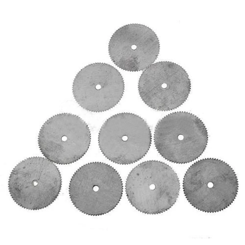 10Pcs/set 22/25mm Disc Wheel Cutting Blade Wood Saw Drill Rotary Tools Accessories
