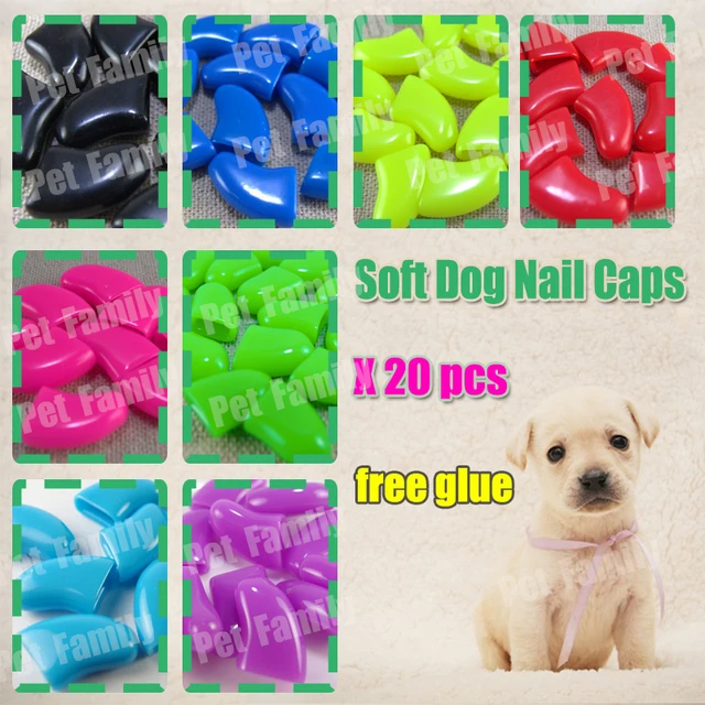 Buy 20 pcs/lot Dog nail caps dog Finger Grooming Floor