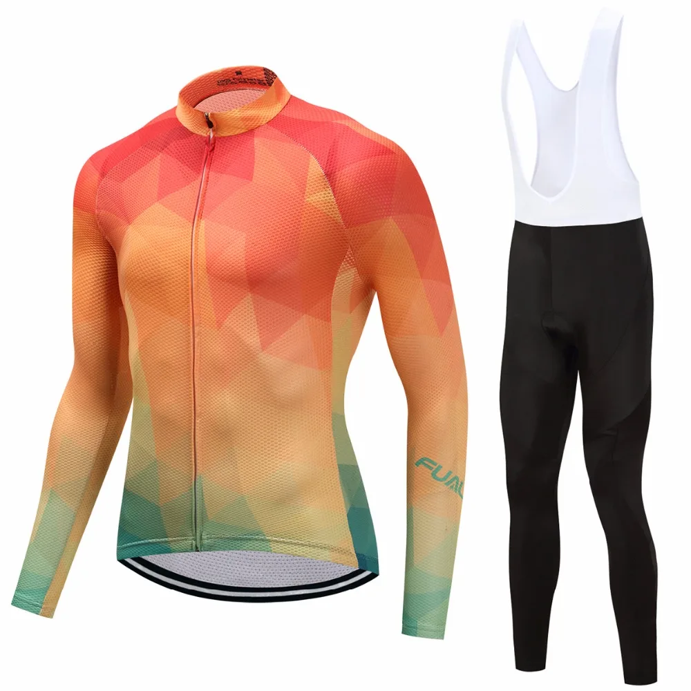 

Long Sleeve Roupa Ciclismo Masculino Dry Fit Cycling Kit Road MTB Cyclist Cycling Wear Products Top Bike Jersey Bike Pants Suit