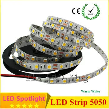 

1m 6m SMD 2835 RGB LED Strip light 300 LEDs / 5M New Year String Ribbon lamp More Brighter than 3528 Lower Price 5050 5630 Tape