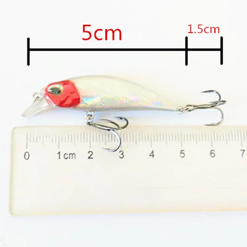 Рыболовные приманки 1 шт. 4 г 5 см реалистичные 3D глаза искусственные Crankbait
