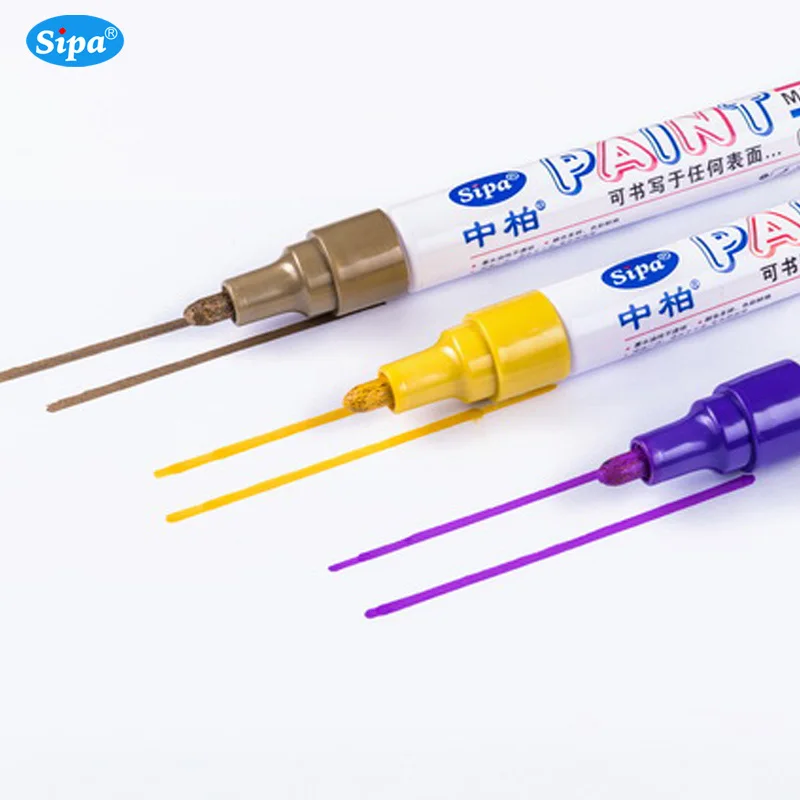 2pcs sipa high temperature oil marker pen for remove paint industry as