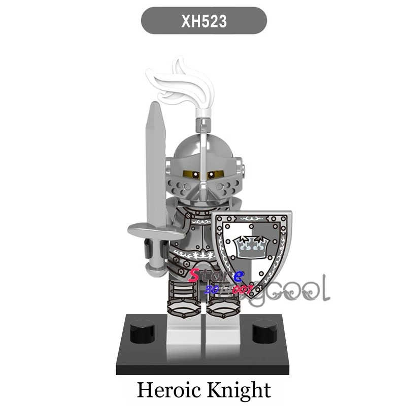 

1PCS model building blocks action figures starwars superheroes Heroic Knight The movie Series diy toys for children gift
