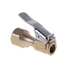 1 шт. разъем клапана шины клип-на автомобиль авто латунь 8 мм колеса шины воздушный патрон насос клапан зажим разъем адаптера