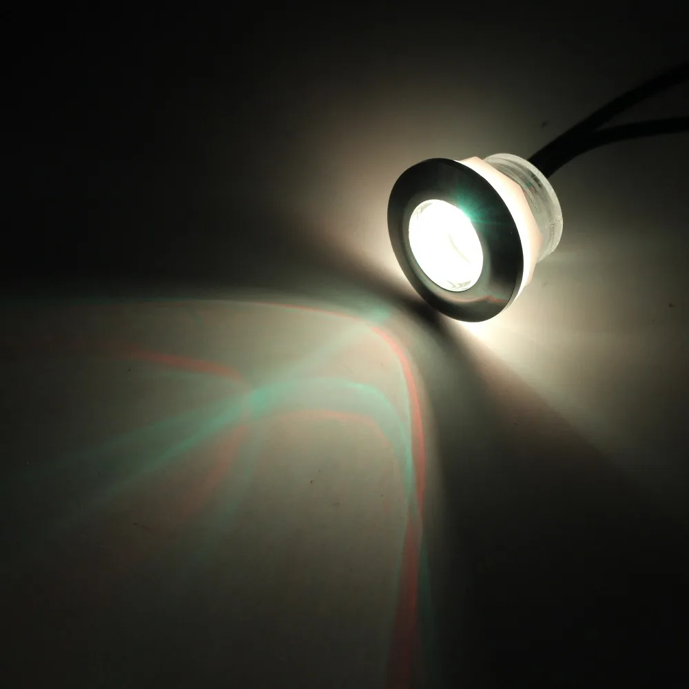 10 шт водонепроницаемый встраиваемые RGB светодиодный небольшая сауна РОО огни 0,5 W украсить светодиодное освещение ванной с легкой контроллер Funwitop
