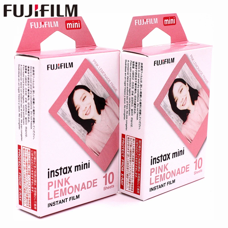 Fuji Fujifilm 20 листов оригинальная розовая фоторамка Instax Mini фотобумага для камеры 8 7s 25