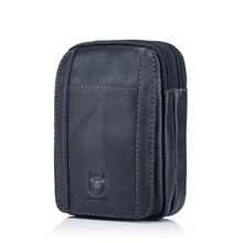 Натуральная кожа брендовая мужская сумка из коровьей кожи мужская маленькая поясная сумка для отдыха и путешествий многофункциональная сумка для ключей