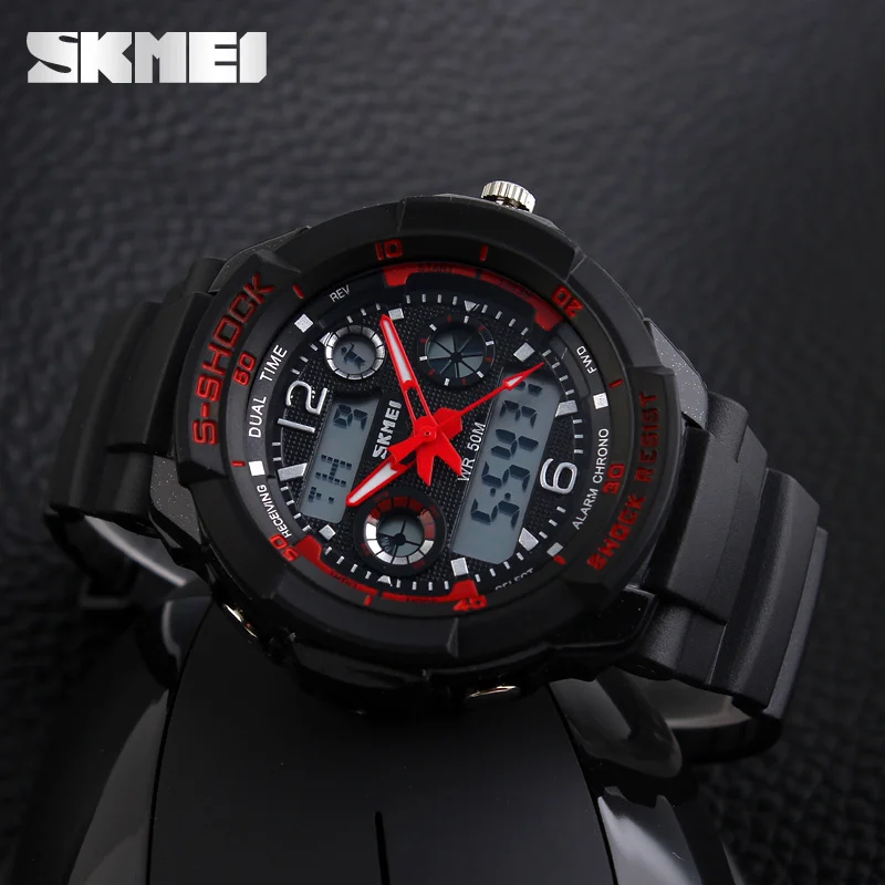 SKMEI Children Sports Watches Fashion LED Quartz Digital Watch Boys Girls Kids 50M Waterproof Wristwatches 1060