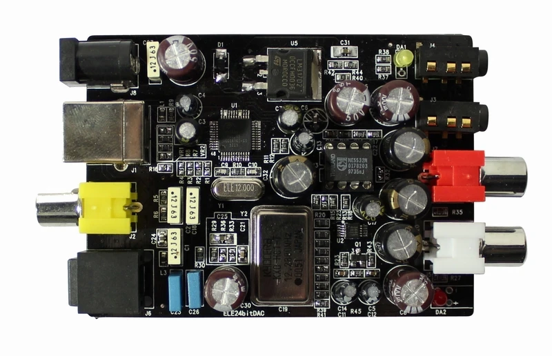 24bit 192KHZ DAC USB sound card Optical fiber Input USB coaxial output