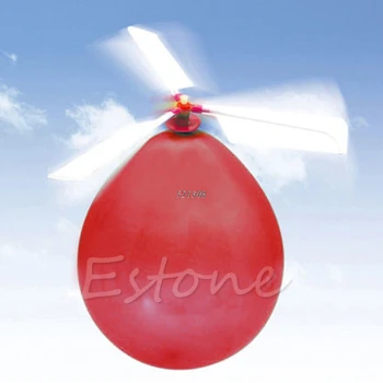 

1Pc Traditional Classic Balloon Helicopter Kids Child Children Play Flying Toy