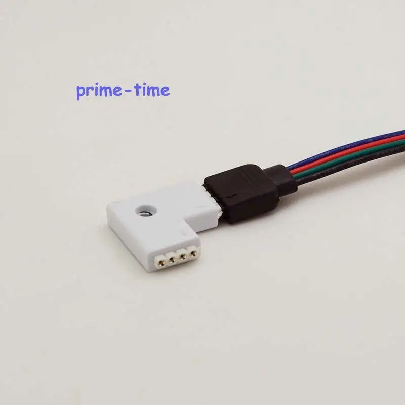 10 шт. 4 контакта для светодиодной ленты 3528 5050 RGB|connector for led|l connectorconnectors strip led |