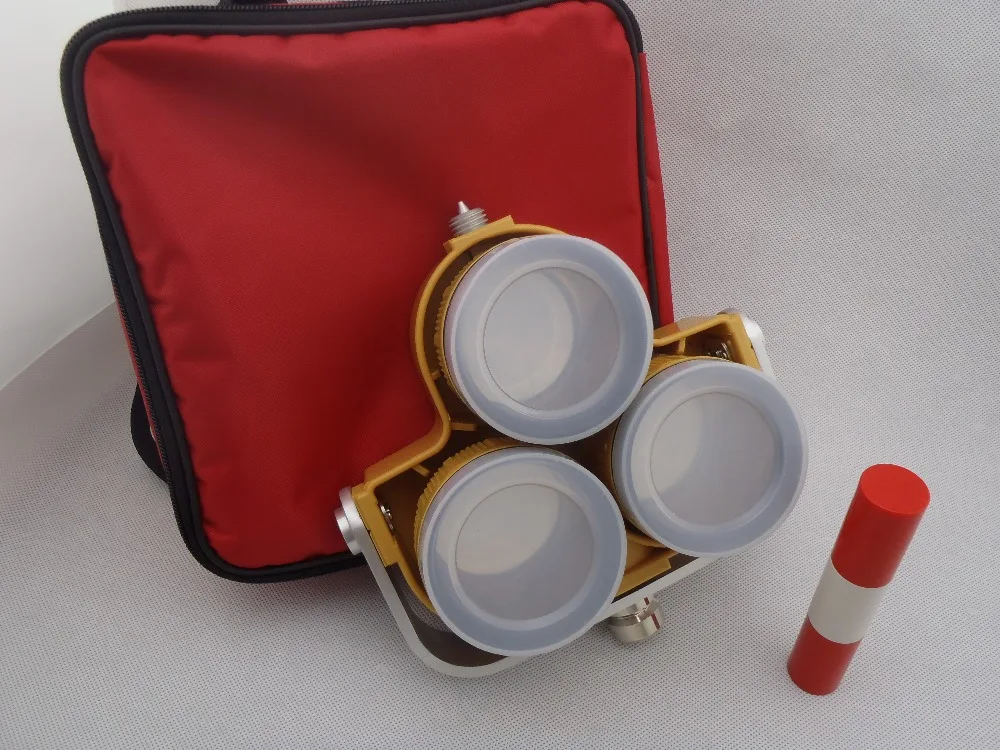 

Triple Prism 0/-30 mm Offset System with Bag for total station Survey