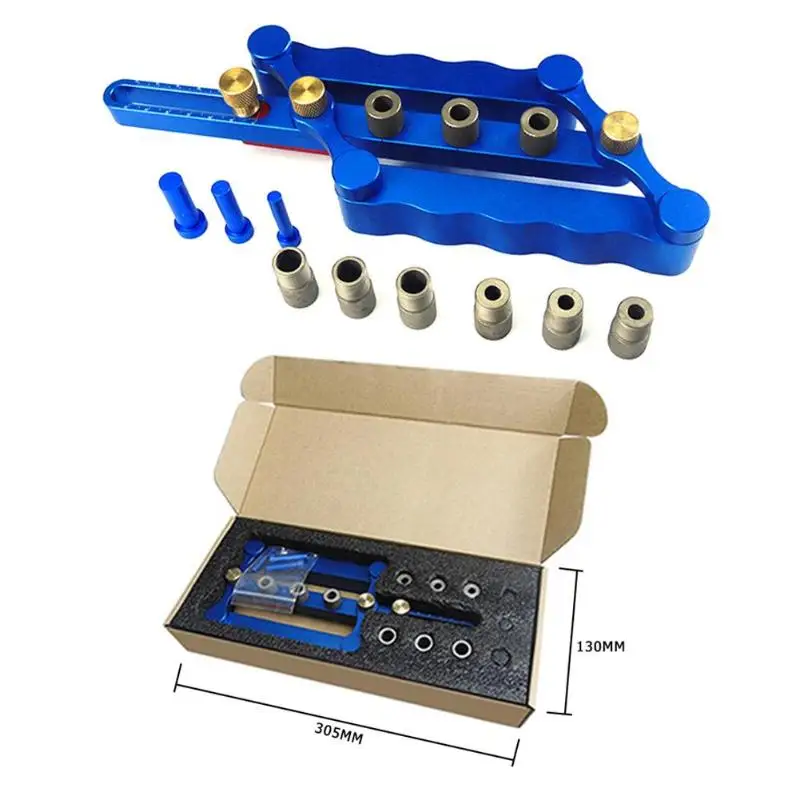 Деревообрабатывающий пробивая локатор точного само центрирующая дрель дюбель джиг сверла для плотника комплект шип ручной инструмент Дырокол комплект
