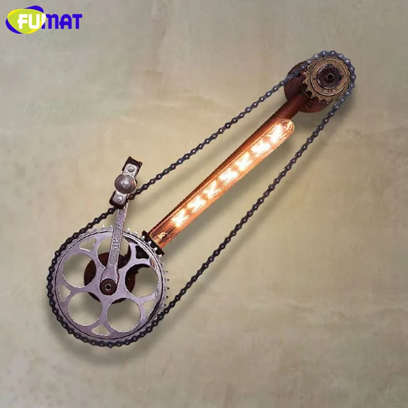 Bicycle Wheel Wall Lamps 14