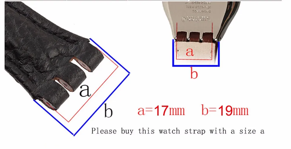Качественный ремешок из натуральной кожи 17 мм сменный кожаный ремешок для часов swatch мужской женский YCS YAS YGS черный браслет