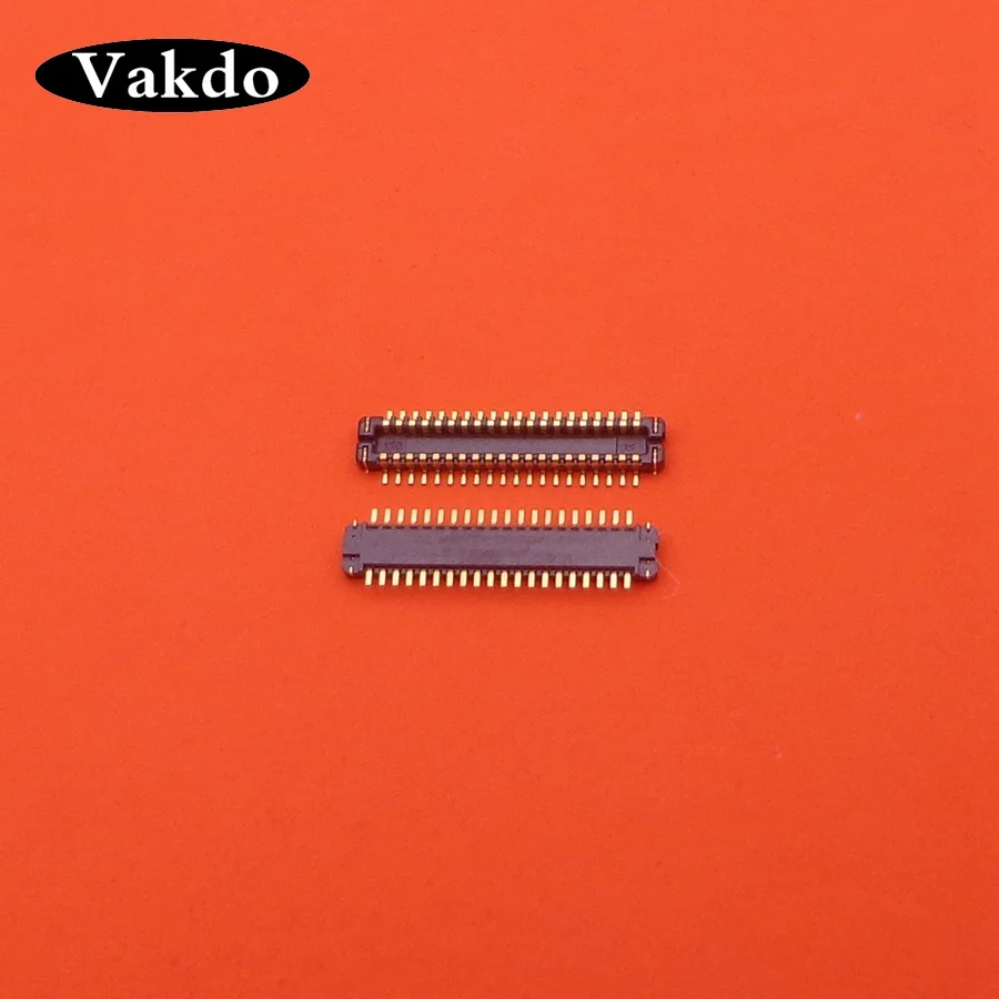 50pcs/lot 40Pin FPC connector LCD Display for Samsung GALAXY S4 I9500 I9502 I9505 I9508 I959 Logic on motherboard mainboard | Мобильные