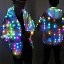 Led Lights Robot Promotion For Promotional On Waterproof Colorful Led Tron Dance Wear Luminous Costume Clothes Growing Lighting Robot Suits Event Party Supplies