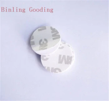 

13.56MHZ NFC Tags MF 1K S50 F08 ISO14443A NFC Coin Card With 3M Adhesive Sticker(25mm)