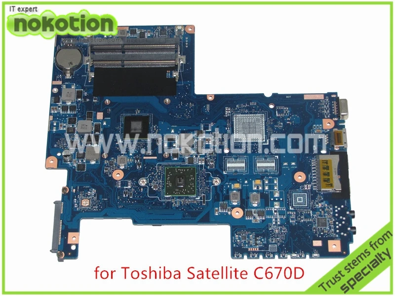 

NOKOTION PN 08N1-0NG0J00 H000031360 For Toshiba satellite C670 C670D Laptop motherboard CPU onboard DDR3