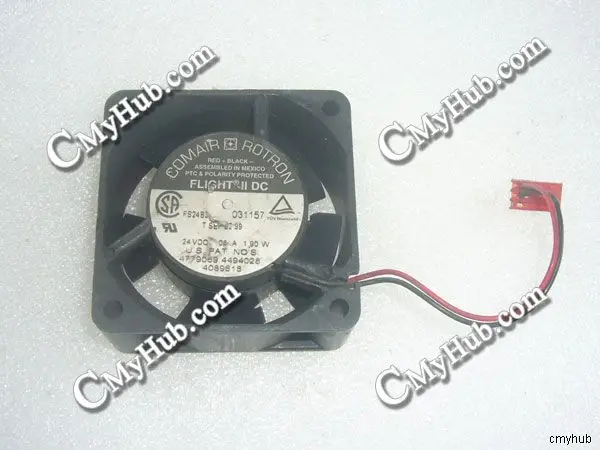 Подлинный для COMAIR ROTRON FS24B3 4779069 4494028 4089618 DC24VDC 0.08A 1 90 W 2Pin 2Wire 60x60x25mm охлаждающий