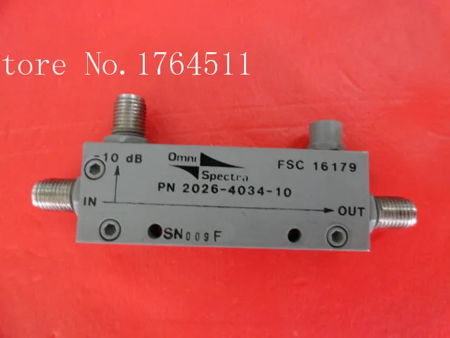 

[BELLA] M/A-COM 2026-4034-10 1.5-20GHz 10dB SMA supply coupler