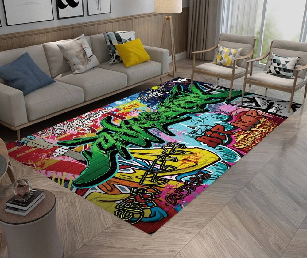 Tape Anti-slip Flannel Area Rug Modern Living Room Carpet Comfy Bedroom Floor Tape Anti-slip Flannel Area Rug Modern Living Room Carpet Comfy Bedroom Floor