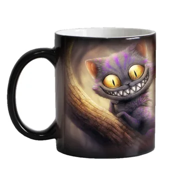 

Creative 3D Cartoon Ceramic Mug Magic Color Change Cups Office Coffee Mugs funny Tumbler Cups and Mugs Teacup Home Decoration
