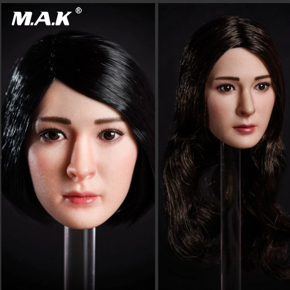 1//6 Asia Girl Head Sculpt Yang Mi Head Carved Model Fit 12/'/' Female Pale Figure