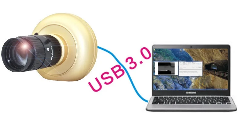 AZ9501 Профессиональная высокоскоростная камера USB 3,0 HD черно-белая промышленная 2420 кадров в секунду