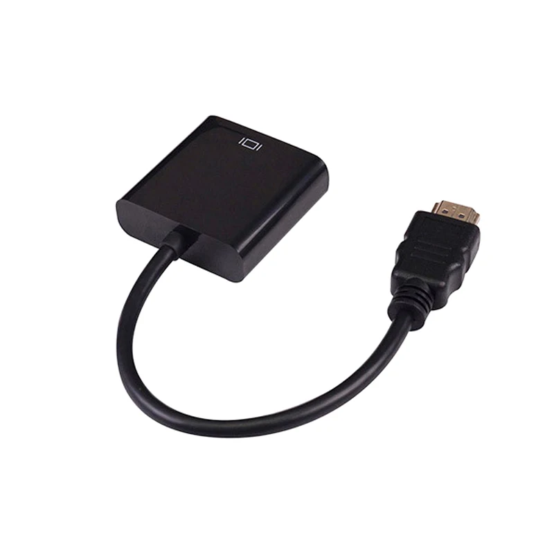 Кабель адаптер Etmakit для преобразователя HDMI в VGA 1080P ДЛЯ ЭЛТ LED дисплея проектора HD