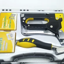 Бытовая сверхпрочная ручной гвоздодер r ногтей строительный степлер-скобозабиватель обивка дерева ручной двери обрамление отделка мебельный степлер