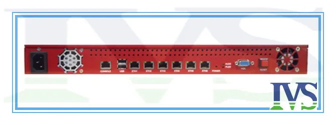 Высококлассная Al Передняя панель 1U 6 GbE Lans маршрутизатор сервер/брандмауэр сервер