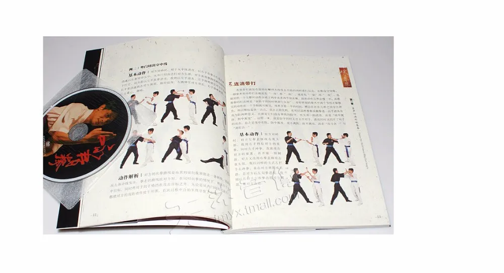 Wing Chun книга на китайском языке с DVD для обучения китайскому кунг-фу китайскому ушу книги